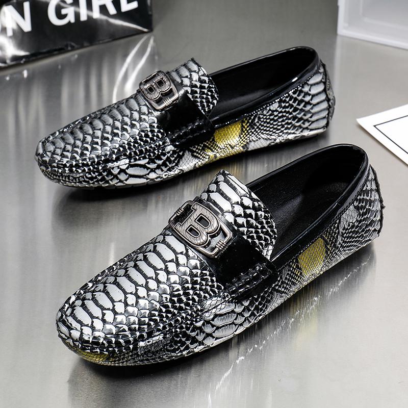 Fashion 2024Spring Summer Men's Loafers Comfortable Flats Casual Shoes for Men Breathable Moccasins Slip-On Soft Leather Driving Shoes