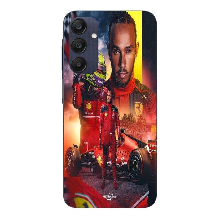 Coque Pour Samsung galaxy A25 Lewis Hamilton Scuderia Ferrari F1 officiel Maniacase