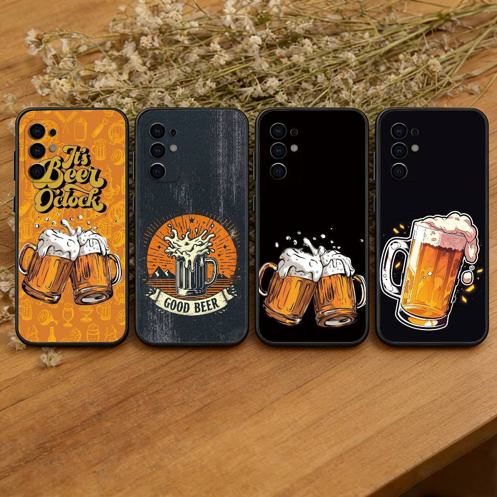 Lnteresting Beer Printing Phone Case Black Silicone Soft For Samsung S25,S24,S21,S22,S23,S30,Ultra,S20,Plus,Fe,Lite