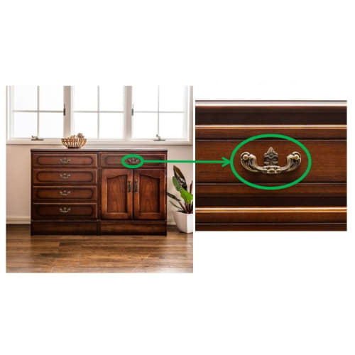 Karimoku Furniture Colonial Drawer Handle (German Can) 1 Piece Karimoku KK9002-01