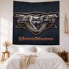 Gothic Illustrations Custom Your Name Wall Decor Tapestry Art For Pet Memorial Birthdaywedding Party Backdrop Family Gift