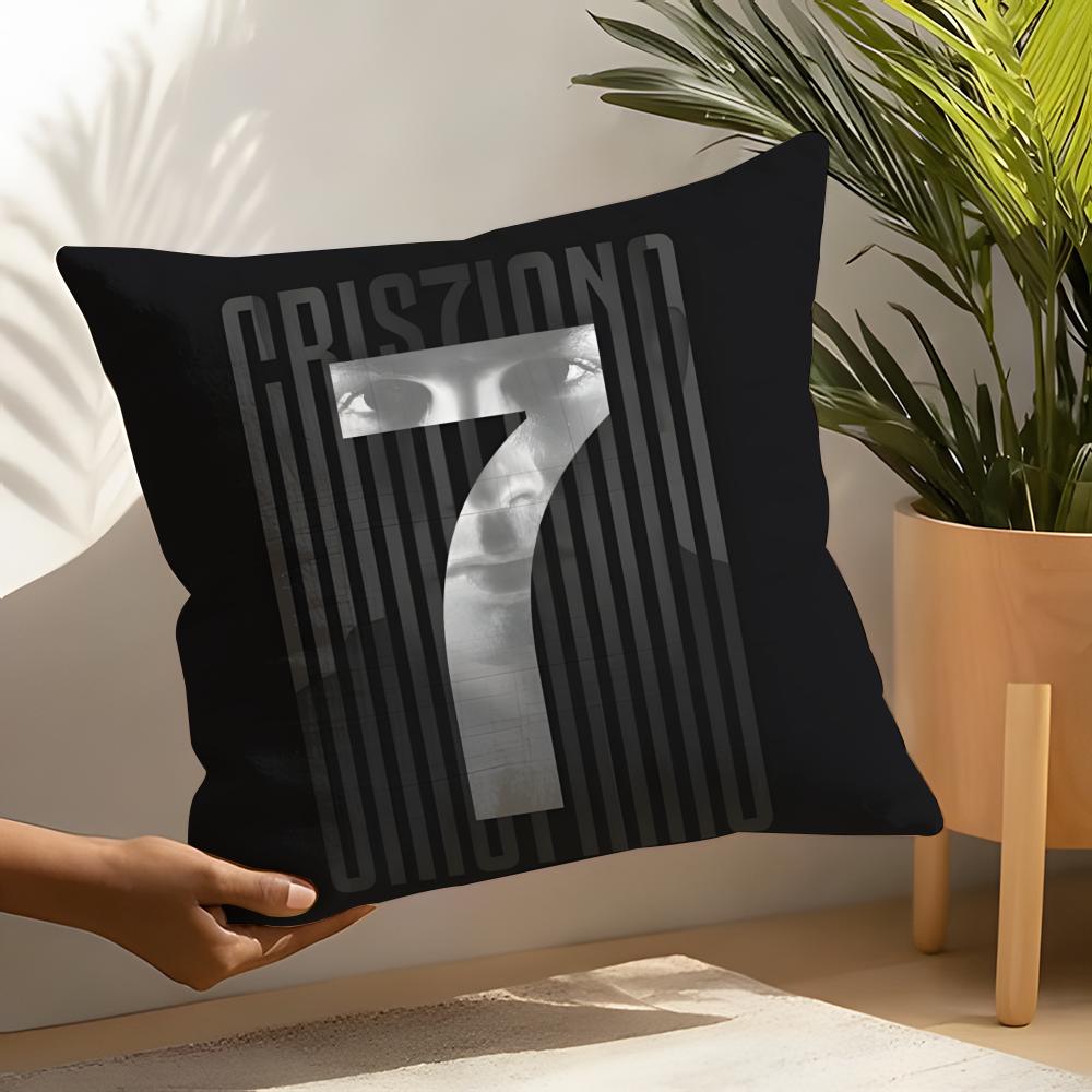 Cristiano Ronaldo Fall Pillow Case Linen Cushion Covers For Decorative Sofa Home Pillows Case Car Chair Pillows Cases