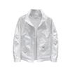Mu Xi Summer Men's Trendy Solid Color Stand Collar Jacket - Handsome Casual Outerwear