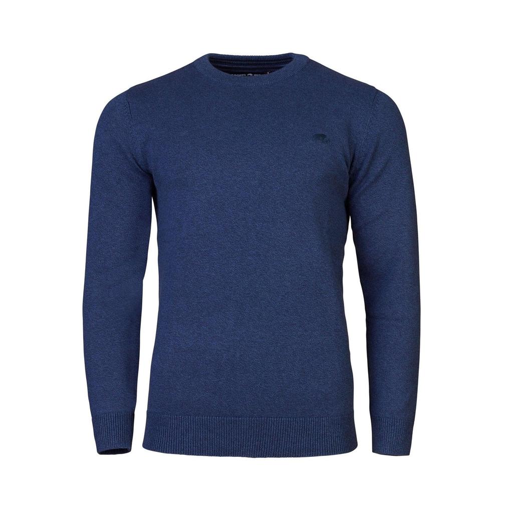 Raging Bull Mens Classic Knitted Crew Neck Jumper