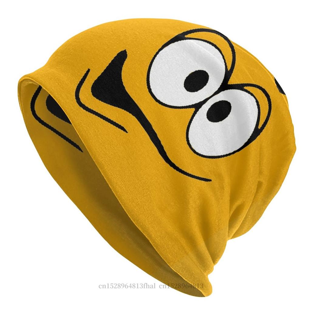 Outdoor Hats Orange Candy Faces Thin Hat Bonnet Hipster Skullies Beanies Caps Men Womens Earmuffs