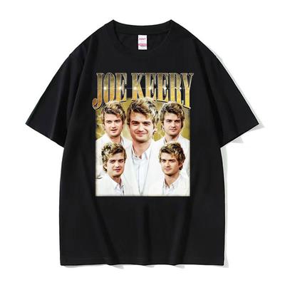 Limited Joe Keery Vintage Graphic T Shirt Unisex Women Fashion Hip Hop Oversized Tshirts Summer Tops 100 Cotton Tshirt Streetwear