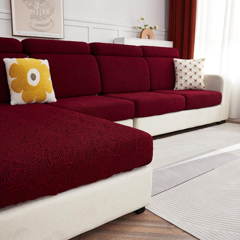 High-weight Thickened Embossed Jacquard Four-season Full Wrap Stretch Sofa Cover Cover Universal Cushion Cover Combination Sofaasa