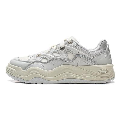 Li Ning Moth Orchid Coverage Slip Resistant Cushioning Abrasion Resistant Lightweight Height Increasing Low Top AGCW008-2