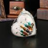 Castle Heart-shaped Small Jewelry Storage Box High-end Exquisite Special Metal Light Luxury Jewelry Box Wedding Gift