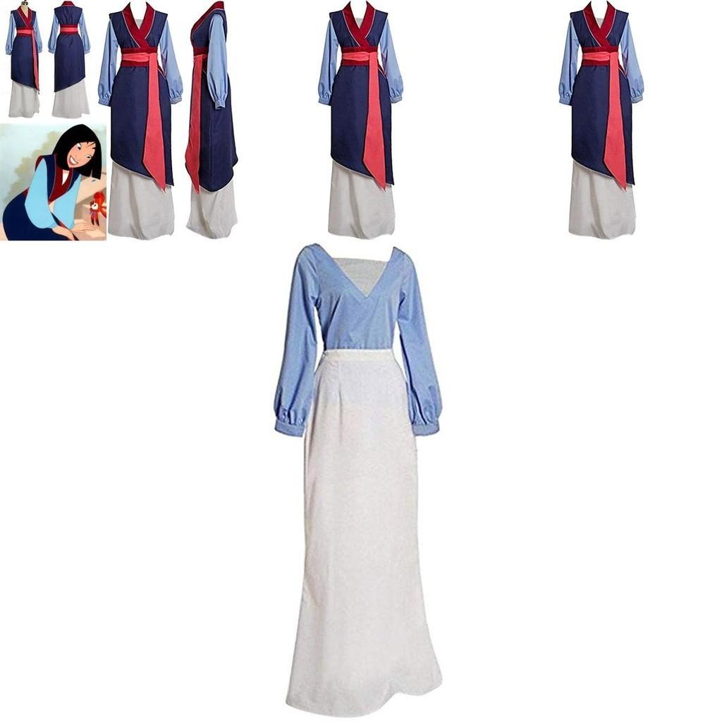 Deluxe Mulan Cosplay Kimono Costume With Full Accessories For Women And Girls