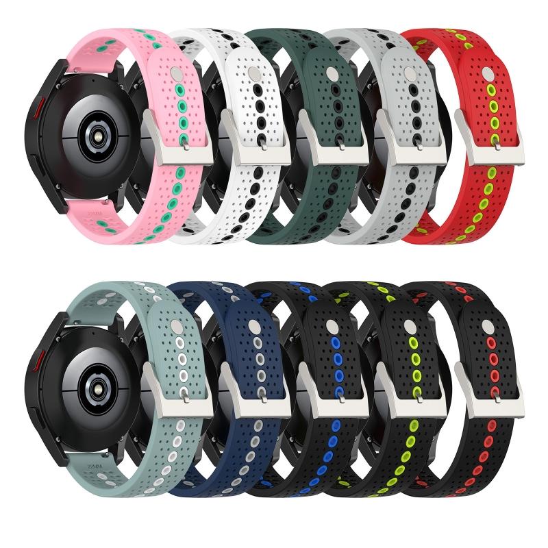 Silicone Band for GalaxyWatch 5 Pro Wrist Strap Bracelet Replacement Waterproof Sweatproof Smartwatch Belt