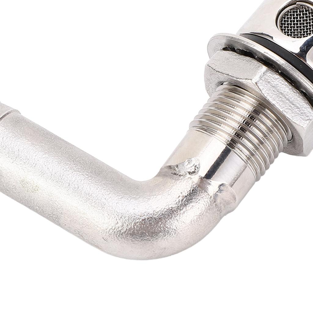 Boat Fuel Gas Tank Vent Professional 316 Stainless Steel 16mm Elbow Design Marine Boat Fuel Tank Vent for Ships Yachts