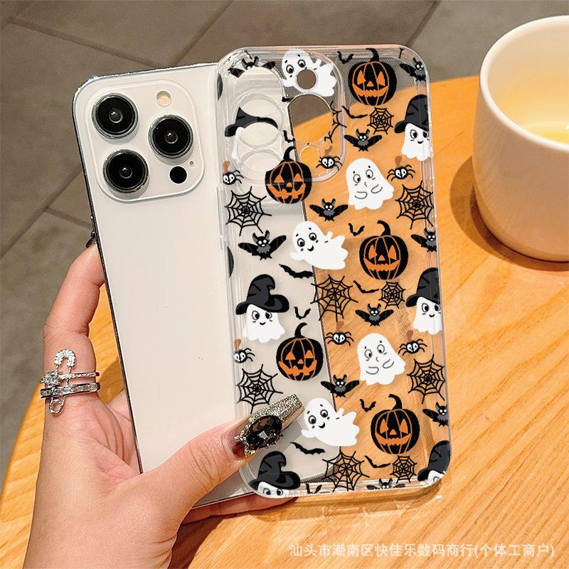 Pumpkin Bat for Apple 15Promax phone case iPhone14/13/12/11 Pro niche xs tide 16