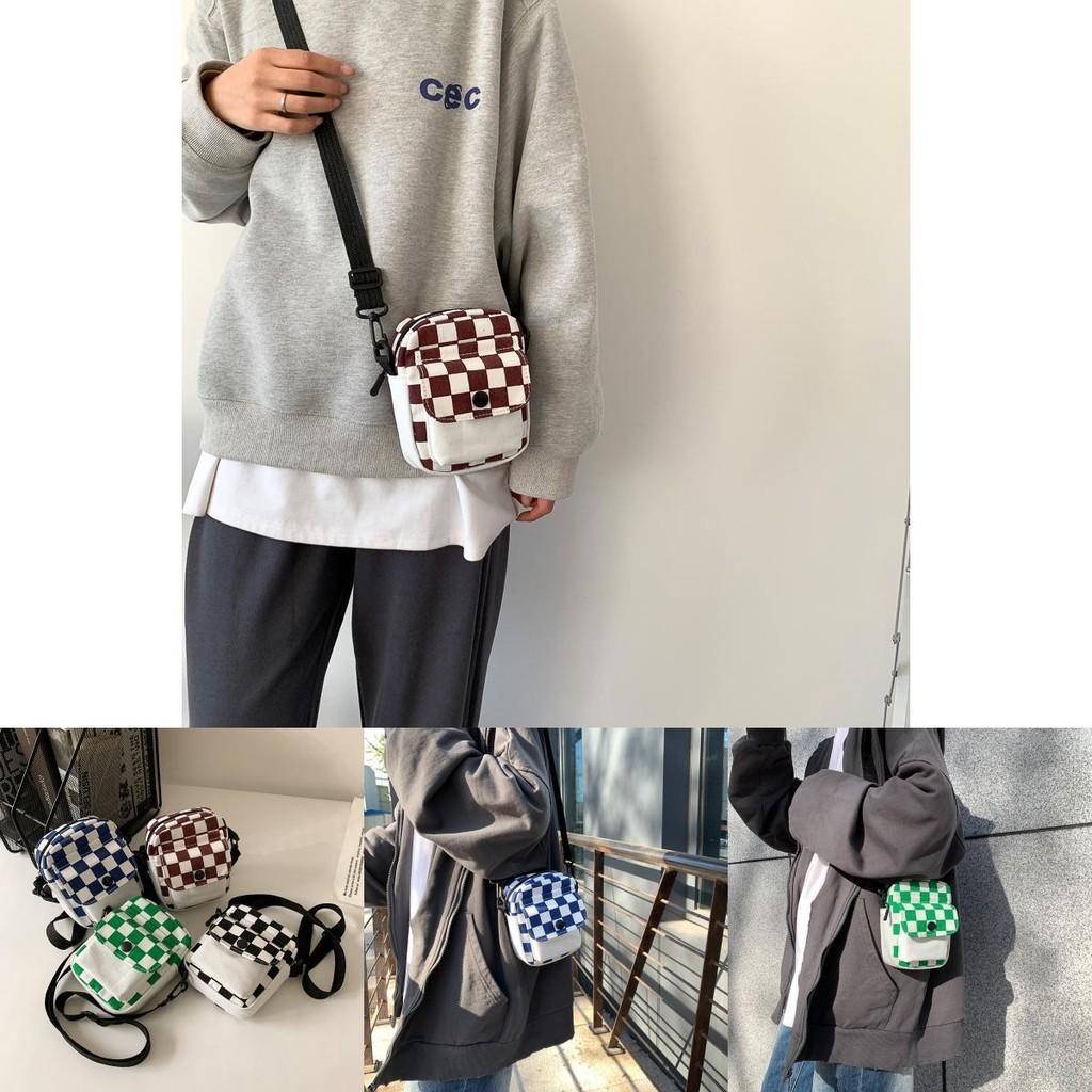 Urban Chic Quilted Small Crossbody Bag For Women Soft Polyester Canvas