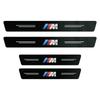 BMW Car Door Sill Scuff Plate Decor Carbon Fiber Stickers For BMW M E46 E90 E60 F30 F10 E39 E36 F20 G30 G20 E87 E92 E91 E30 F11 xn8