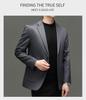 Costum Business Casual Premium pentru Bărbați din Lână, Cașmir și Mătase pentru Toamnă/Iarnă