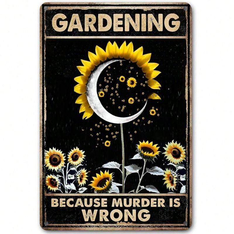 Vintage Metalen Blik Wandposter Bord 20x30cm