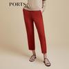 PORTS Women's Spring Simple Ankle-Cuff Casual Pants