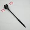 Bidirectional Quick Ratchet Wrench with Pointed Tail and Three-Way Gear Socket