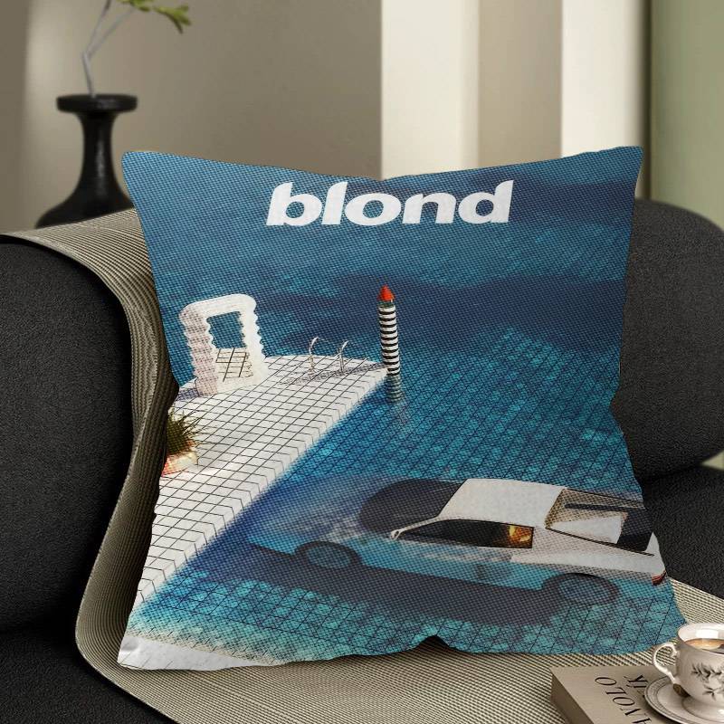 A-Frank Ocean Blond Pillow Cushion Cover Pillowcase Living Room Sofa Home Decor Customized