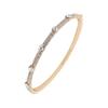 Givenchy Pełne diamentowe koraliki, wspaniała, luksusowa, metalowa bransoletka, ten sam styl dla mężczyzn i kobiet, złoto 29083639 07B00389-gold F