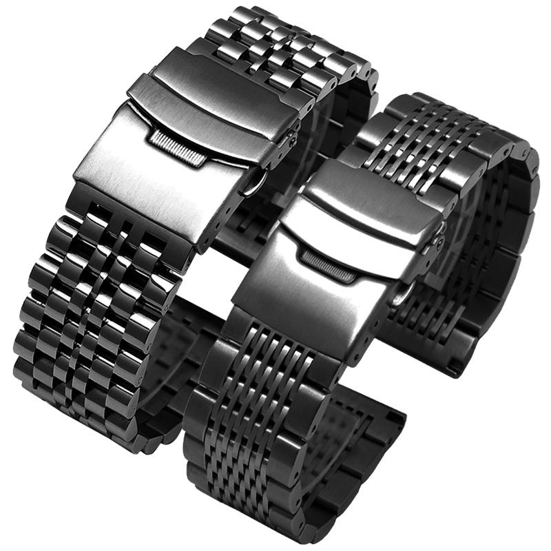 For Casio PROTREK PRG-600YB/PRG-650/PRW-6600 stainless steel Watch Strap Men's Metal Precision Steel Watch Band Accessories 24mm