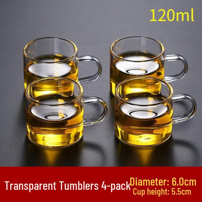 Heat-Resistant Glass Gongfu Teacup Set