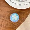 Small Fresh Laser Crystal Ball Flower Sequin Mobile Phone Airbag Bracket Paste Dream Girl Heart Ring