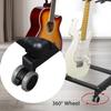 And Stable Stand Made of Metal and EVA with Wheels for Home Use Space-saving, Mobile, Multi-guitar (FL-13W)