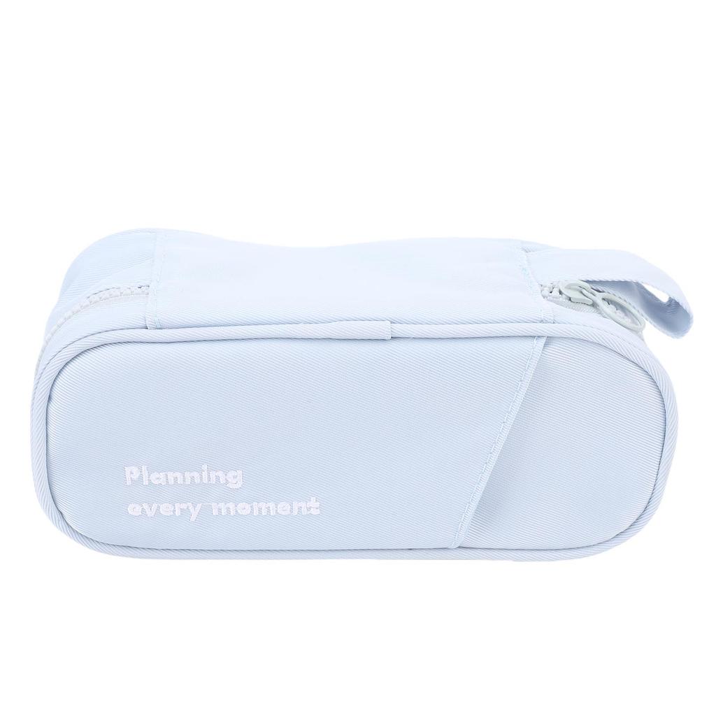 Large Capacity Flip Pen Bag Memory Fabric Vibrant Color Inner Pocket Pencil Holder for School Office Traveling