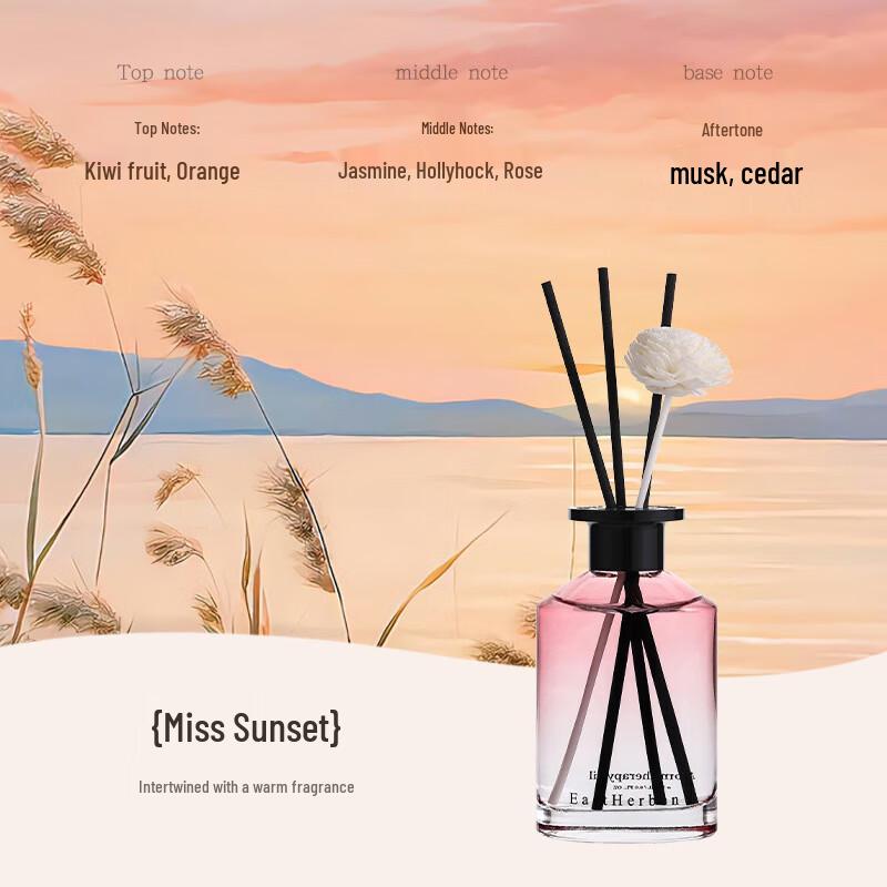 Floral Flameless Aroma Diffuser 180ml 2-Pack