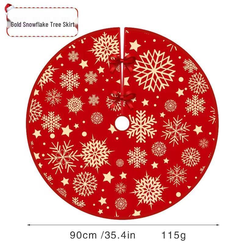 

Креативная милая юбка для рождественской елки для праздничного декора
