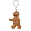 IQ Iconic Gingerbread Man Keychain LED Keychain Light Building Blocks Toy Doll Articulated Minifigure