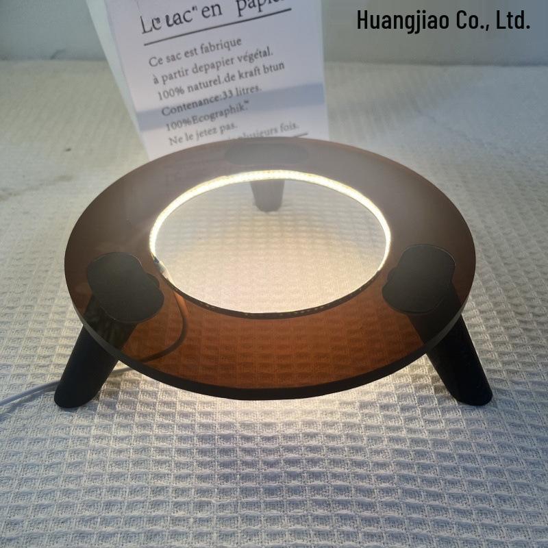Harman Kardon Glazed Crystal Wood Anti-Slip Desktop Speaker Stand - Free Shipping & Ideal for Home Use