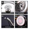 Large Capacity Stainless Steel Teapot with Filter for Electromagnetic Stoves