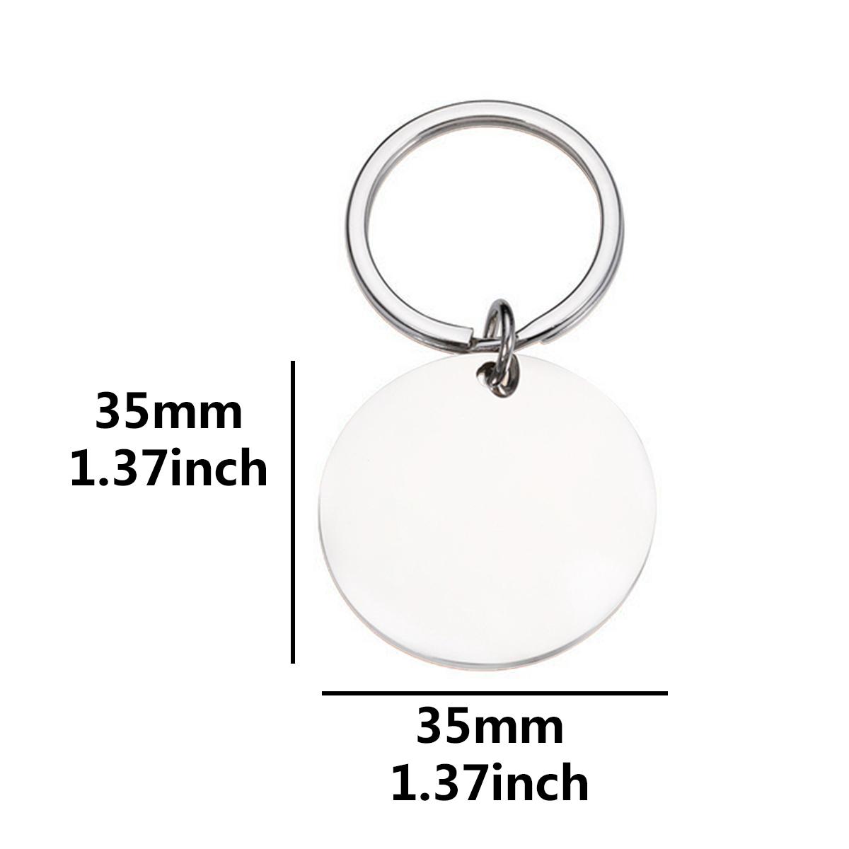 

Customizable stainless steel dog dominoes, circular dog tags, engraved pet IDs, double-sided, anti loss,