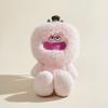 Plush Soft Monster Peach Fruit Toy With Pp Cotton For Bedroom Decor And Gifts
