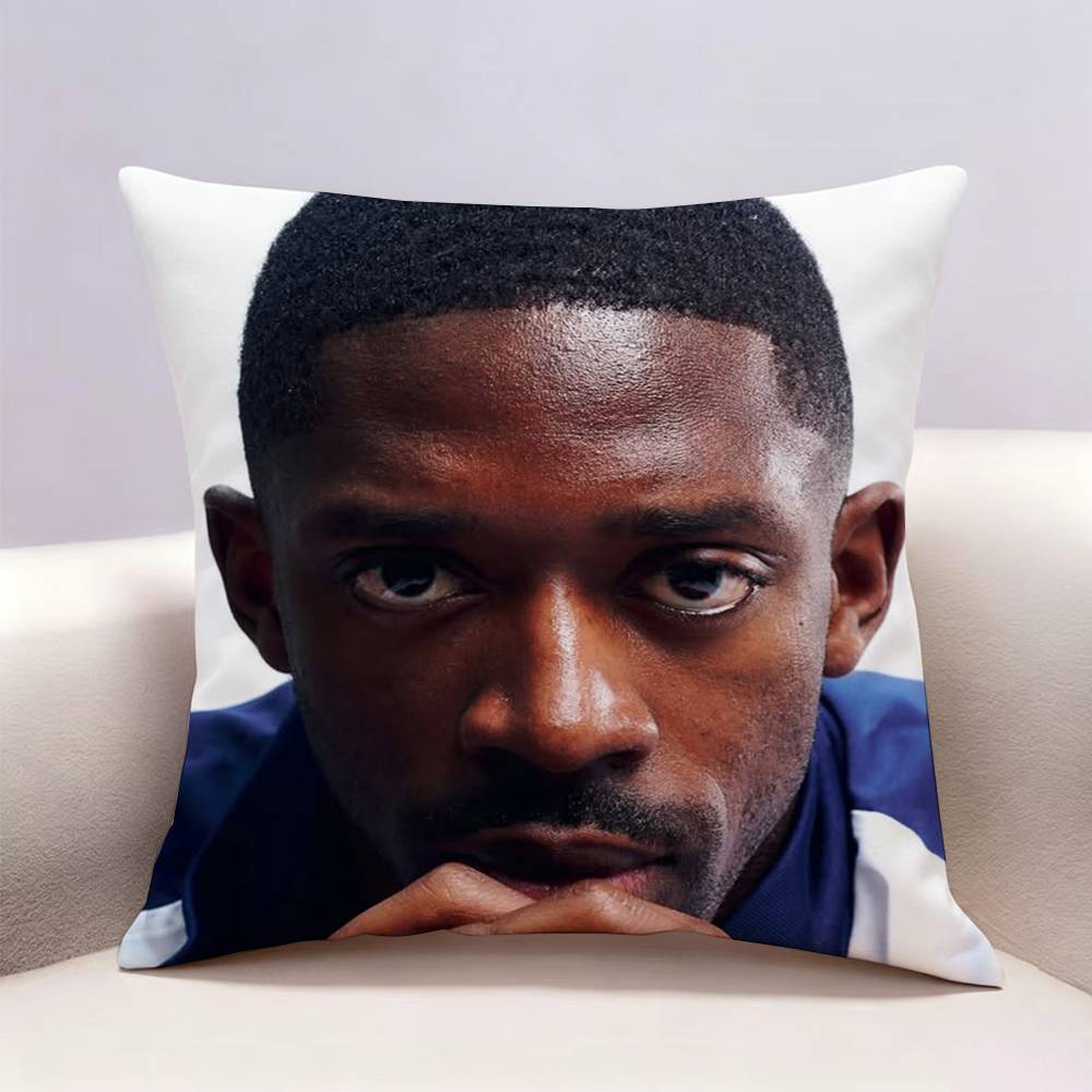 Ousmane D-Dembele Football Double-sided print Pillow Case Pattern Printed Pillowcase For Living Room Sofa Cushion Cover