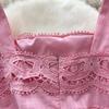 Runway Elegant Formal Luxury Evening Dresses Women Summer Embroidery Lace Short Dress Female Hollow Out Crochet Short Dress
