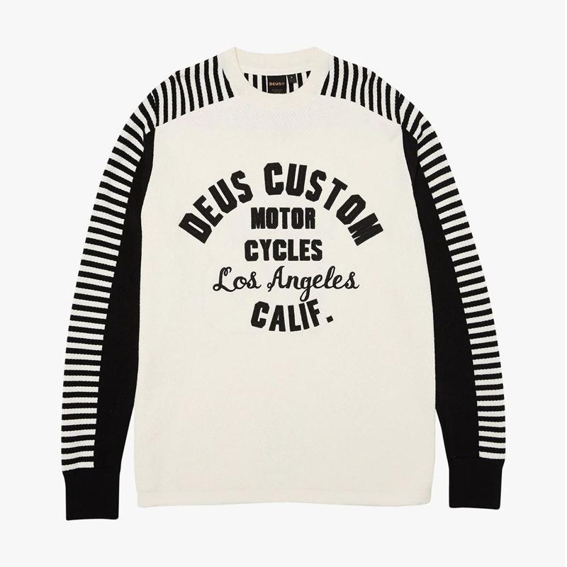 DEUS American Retro Quick-drying Breathable Moisture Removal Jersey Sports Outdoor Long-sleeved T-shirt Racing Ruffian Handsome Locomotive Suit