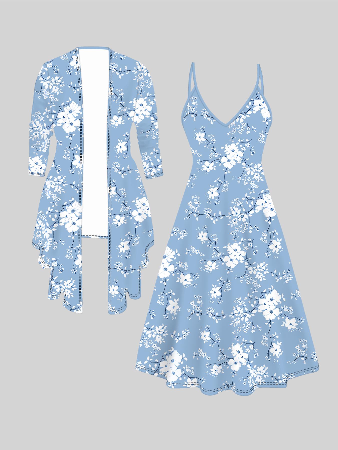 

Комплект Платье Пальто с 3D Принтом Леопарда для Дня Святого Валентина, Эксцентричный Классический Тотемный Модный Принт, подходит для Различных Сцен Модные Стили XXL синий