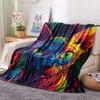 Sphynx Cat In the Grass  Print Flannel Blanket, High Quality Comfortable for All Seasons, Home Decor, Warmth and Comfort