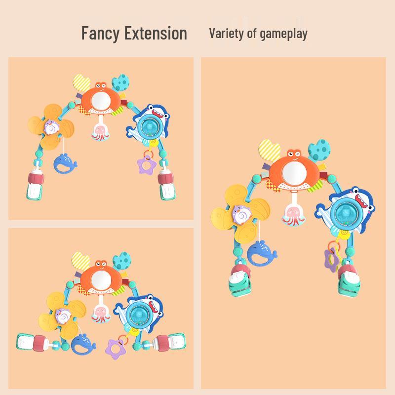 Newborn Baby Stroller & Car Seat Soothing Educational Hanging Toy (0-1 Year)