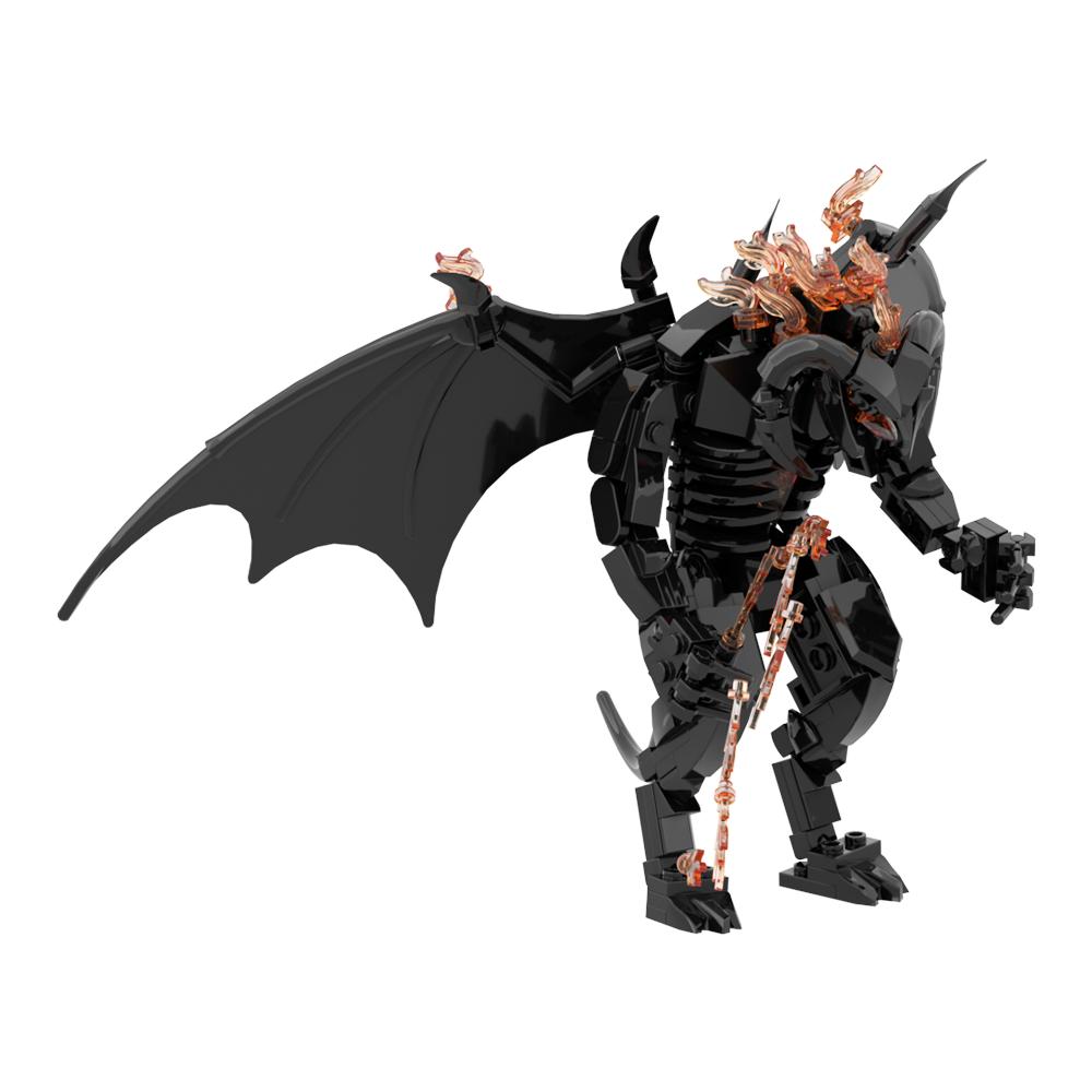 Yiran Toy Unisex Gobricks Moc Rings Movie Figure Balrogs Monster Building Block Set Balroged Of Moria Bricks