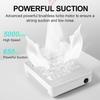 L'UGX Nail Dust Collector, Professional Dust Collector Nail Tech, Powerful Dust Suction Machine Manicure Pedicure Tool for Acrylic Nail Polishing,