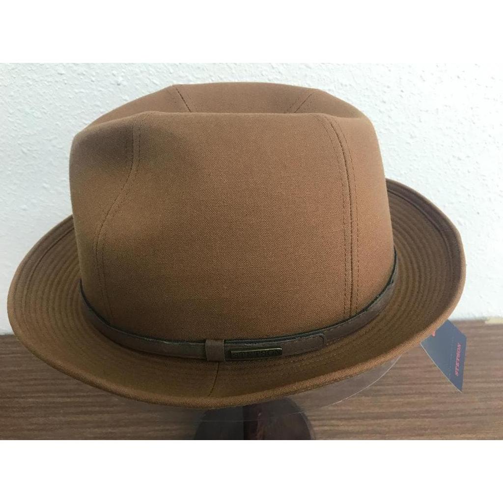 Used STETSON felt hat made of 100% cotton material using canvas fabric