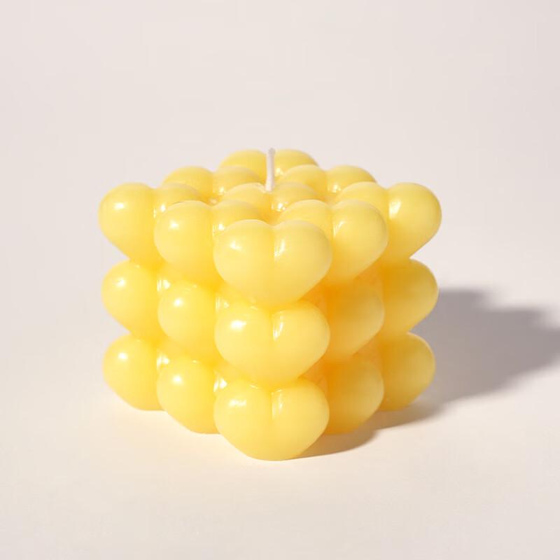 Miling Panchao Heart Scented Cube Candle