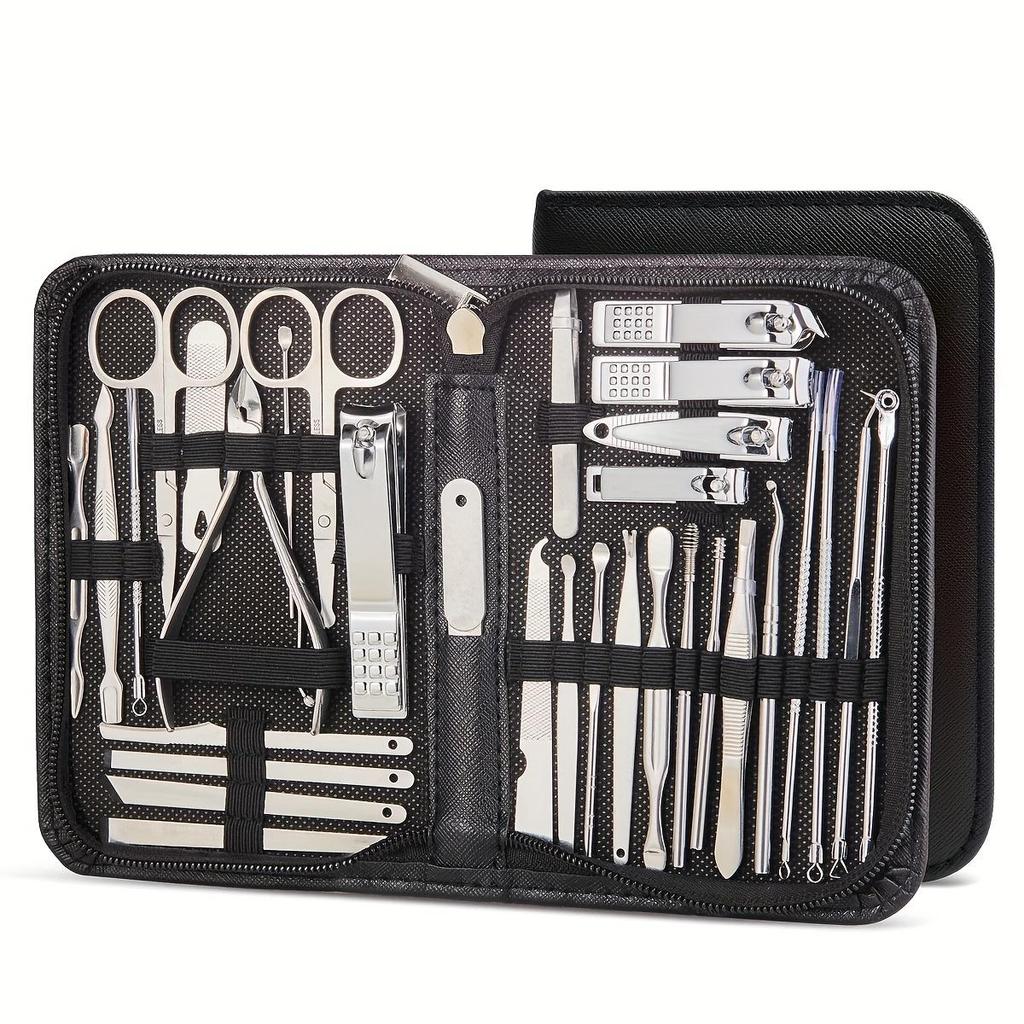 32 Sets Stainless Steel Manicure Set Professional Manicure Knives Nail Tools