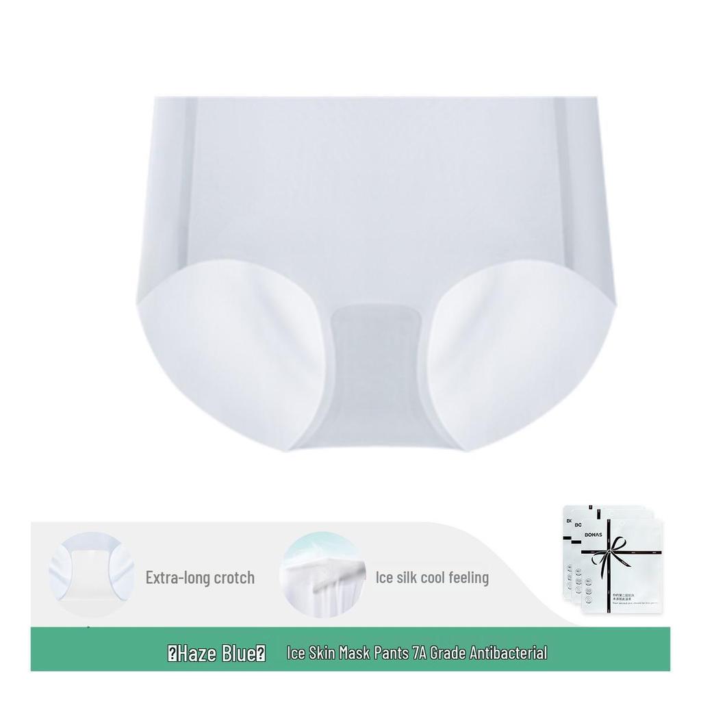 Cooling Ice Silk Seamless Women's Quick-Dry Ultra-Thin Breathable Antibacterial Triangle Briefs