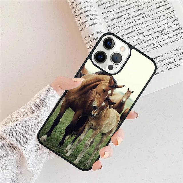 Horse Animal Running cool phone Case Cover For iPhone 17 Air 16 15 14 Plus apple 16 11 12 13 Pro Max coque